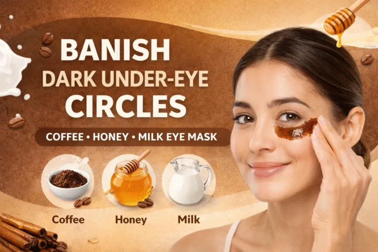 DIY Coffee  Honey Eye Mask for Dark Circles – Natural Brightening Under Eye Treatment
