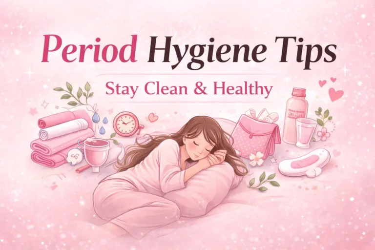 Period Hygiene Tips How to Stay Clean, Healthy  Safe During Your Cycle