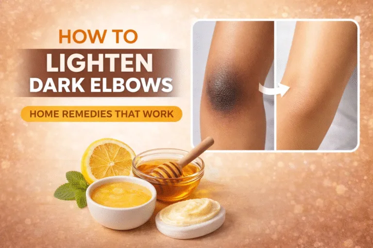 How to Lighten Dark Elbows Fast  Lemon  Honey Home Remedy Gel