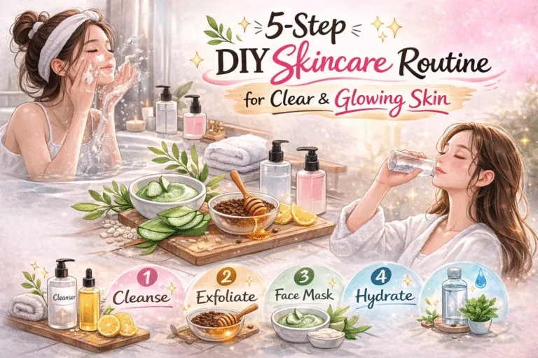5-Step DIY Skincare Routine for Glowing Skin Natural Tips for Clear  Healthy Skin