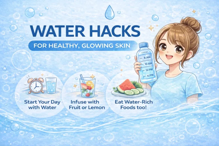 5 Best Water Hacks for Glowing Skin  Clear Skin Tips  Hydration Guide