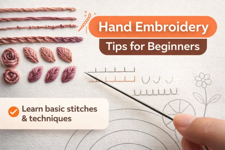 Learn Embroidery for Beginners 10 Essential Hand Embroidery Stitches Tutorial