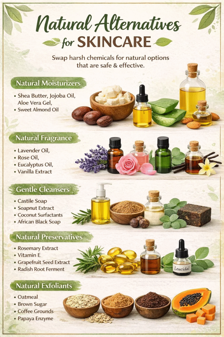 Best Natural Skincare Ingredients DIY Moisturizers, Cleansers  Exfoliants Guide