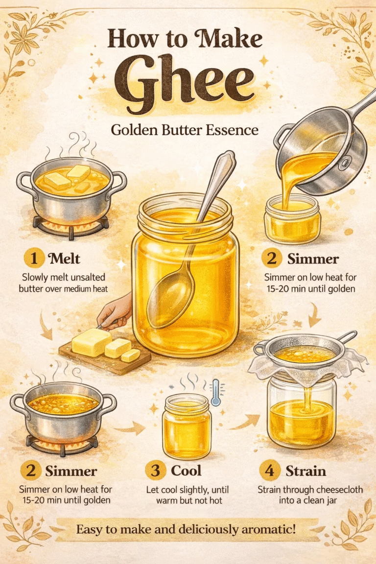 How to Make Ghee at Home Easy 5-Step DIY Clarified Butter Recipe