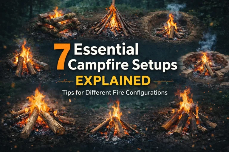 8 Best Campfire Layouts for Outdoor Cooking and Survival  Different Types of Fire Builds