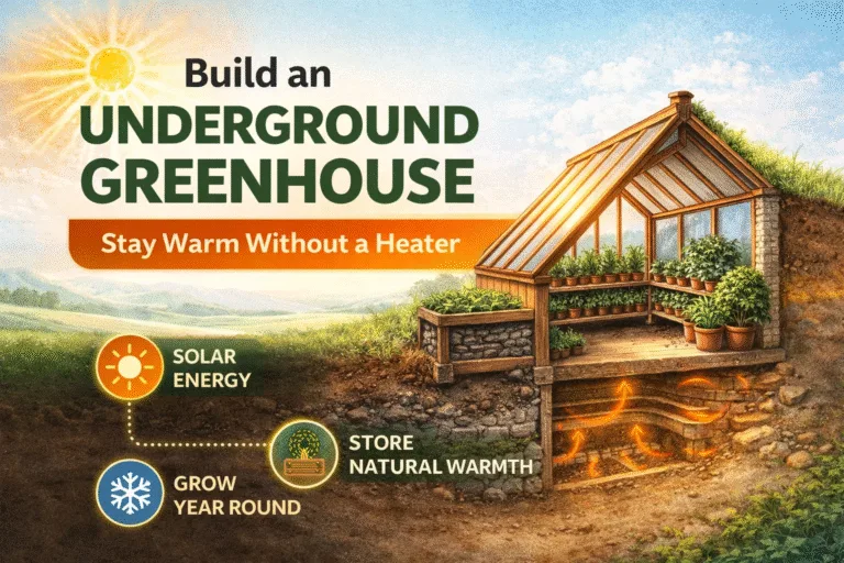 How to Build an Underground Greenhouse for Year-Round Gardening