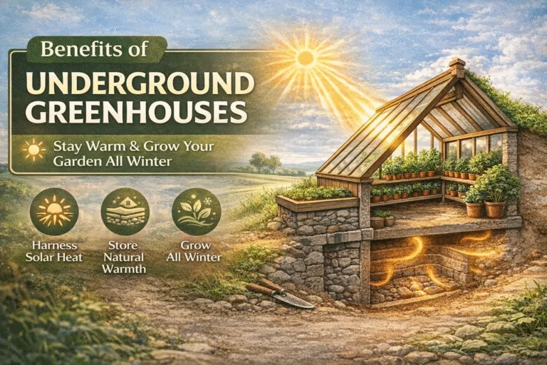 How to Build an Underground Greenhouse Year-Round Gardening with Passive Solar Heat