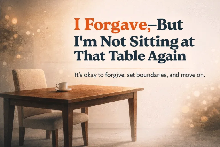 Forgiving But Not Returning  Boundaries  Healing Christian Quote  Peace  Wisdom
