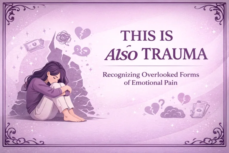 Understanding Trauma Recognizing the Hidden Signs of Emotional  Mental Healing
