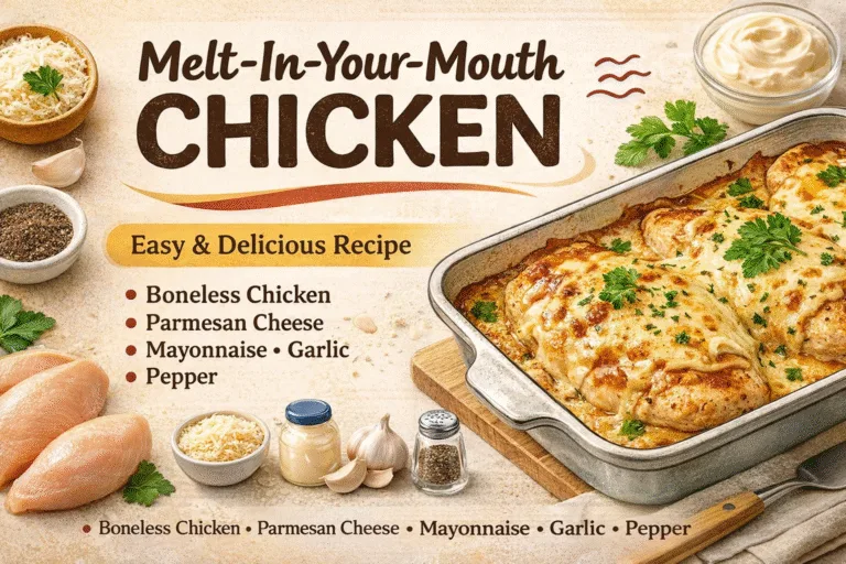 Melt In Your Mouth Garlic Parmesan Chicken Recipe  Easy Baked Chicken Breast Dinner