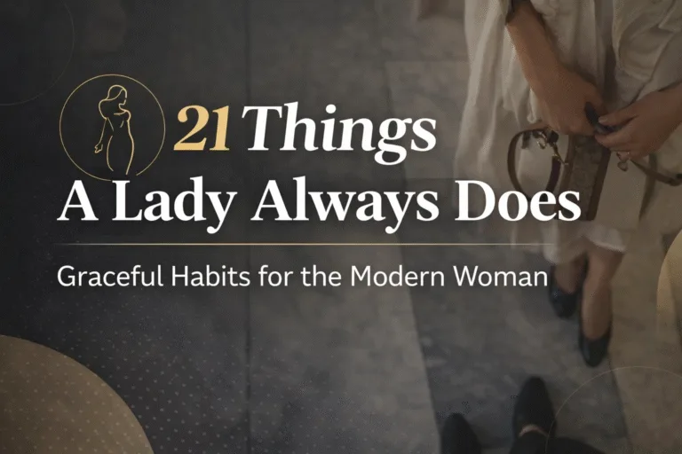 21 Modern Etiquette Tips for Grace  Poise  Elegant Lady Manners  Social Habits Guide