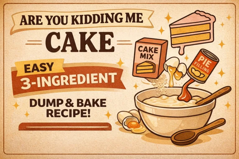 Easy 3-Ingredient Are You Kidding Me Cake Recipe  Quick  Delicious Box Cake Mix Dessert