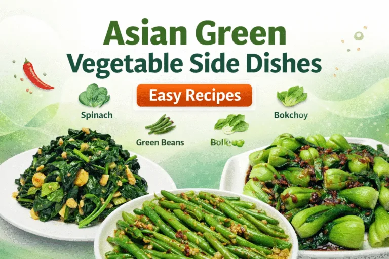 4 Easy Asian Green Vegetable Side Dishes  Healthy Garlic Recipes