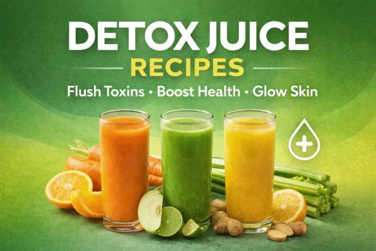 Easy Detox  Glow Juice Recipes for Flat Stomach  Skin