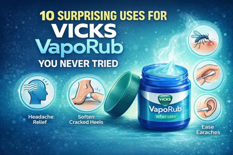 10 Surprising Vicks VapoRub Hacks You Never Knew Natural Home Remedies  Wellness Tips