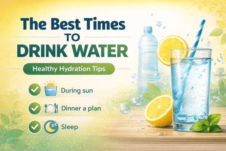 Best Times to Drink Water for Health Daily Hydration Schedule  Wellness Benefits