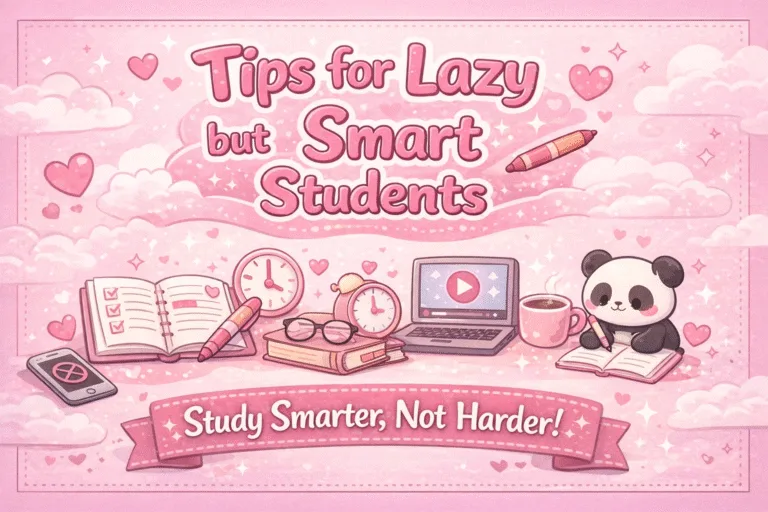 Lazy Student Hacks Efficient Study Tips for Smart Students  Success Guide