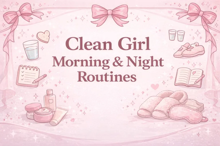 Clean Girl Aesthetic Routine Checklist Morning  Night Habits for Success