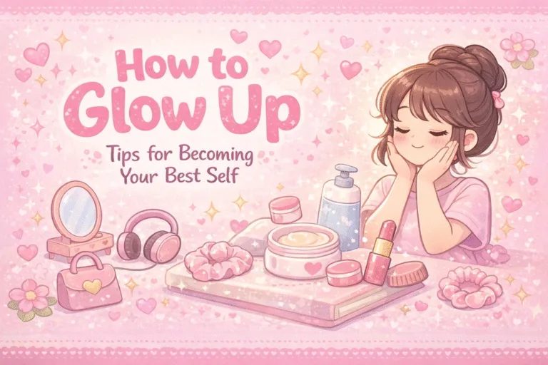 How to Glow Up Checklist Cutesy Self Care Tips, Aesthetic Habits  Smart Girl Routine Guide