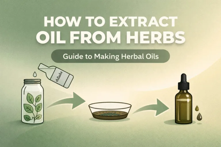 How to Extract Herb Oil Easy DIY Alcohol  Carrier Oil Method Infusion Guide