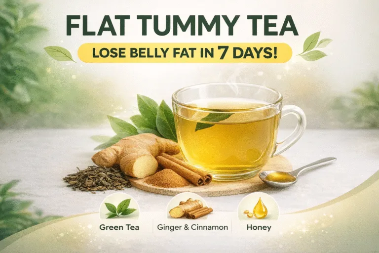7 Day Flat Tummy Tea Recipe  Natural Detox Drink for Bloating  Weight Loss