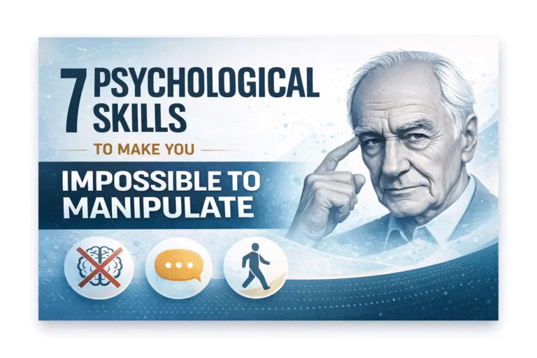 7 Psychological Skills to Become Unmanipulatable Master Emotional Control and Boundaries
