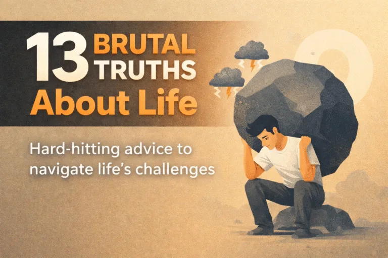 13 Brutal Truths About Life That Will Change Your Perspective and Mindset