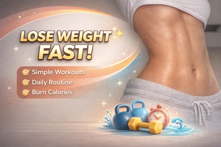 Beginner Weekly Weight Loss Workout Plan for Women  Burn Belly Fat at Home 7-Day Challenge