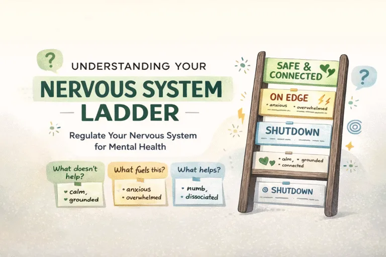 Polyvagal Theory Nervous System Ladder Guide for Regulation and Mental Health