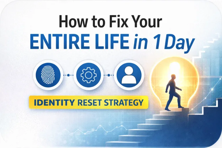 How to Fix Your Life in One Day Psychological Reset Protocol  Identity Shift Tips
