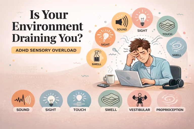 ADHD Sensory Audit  Toolkit Overcoming Sensory Overload  Drainage