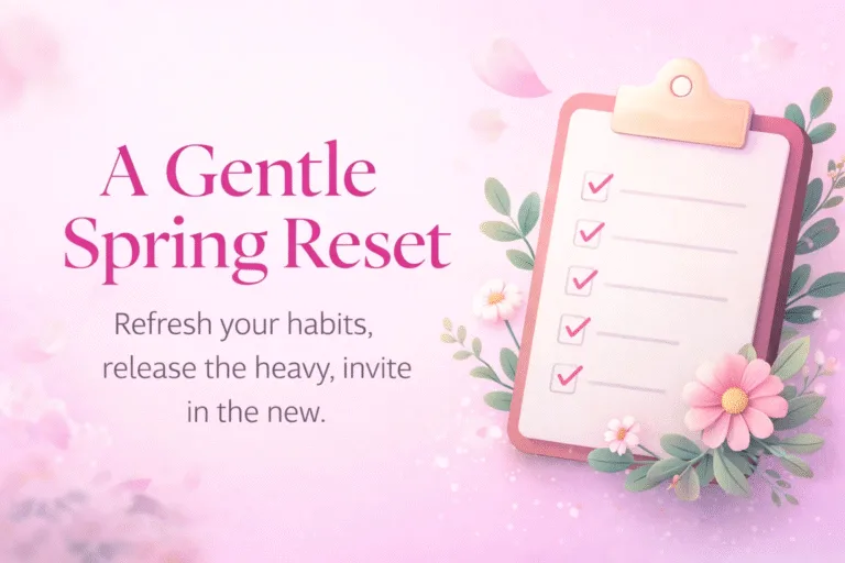 Gentle Spring Reset Self-Care Journal Prompts  Small Shifts