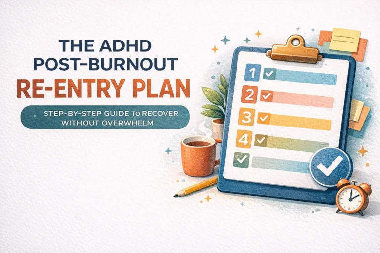 ADHD Burnout Recovery Tips A Systematic Re-Entry Plan for Overwhelmed Minds