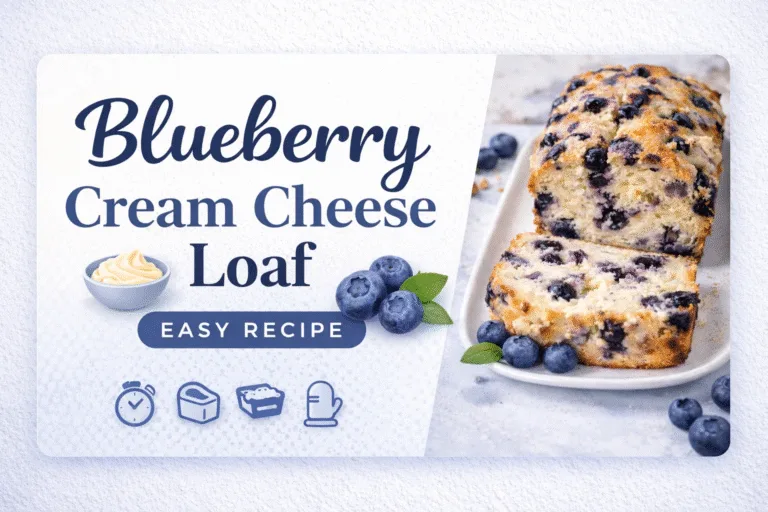 Easy Blueberry Cream Cheese Loaf Recipe