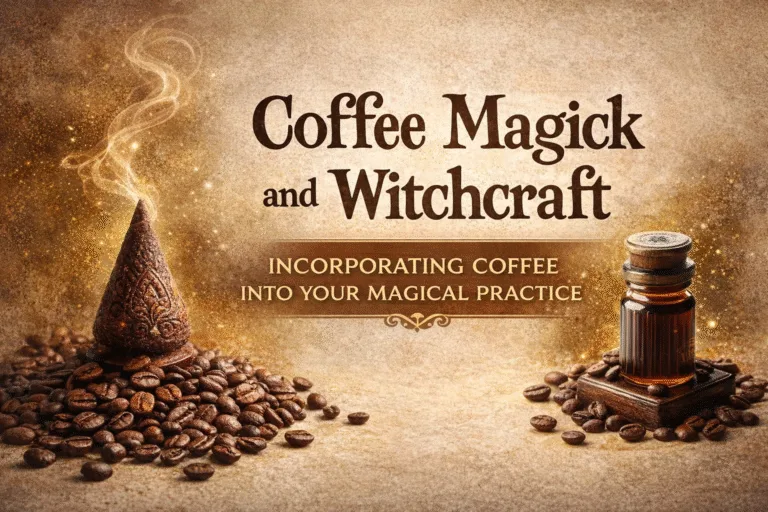 Coffee in Witchcraft DIY Coffee Incense  Ritual Oil for Motivation, Focus  Protection