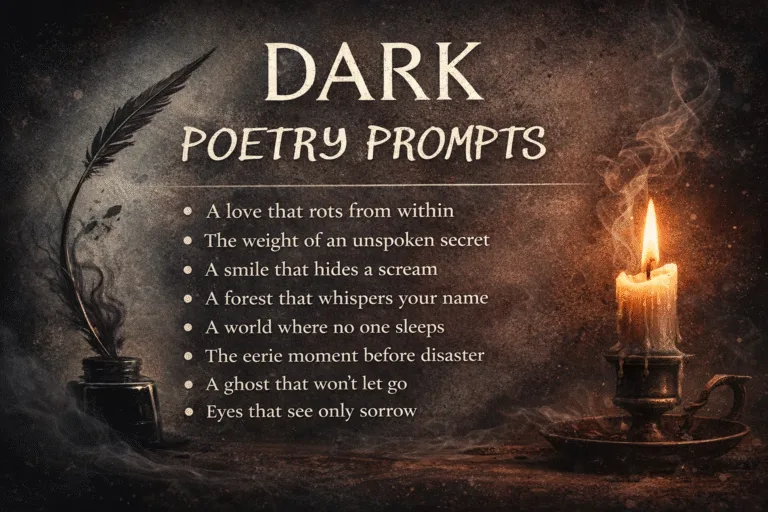 10 Dark Poetry Prompts  Writing Inspiration for Creative Writers