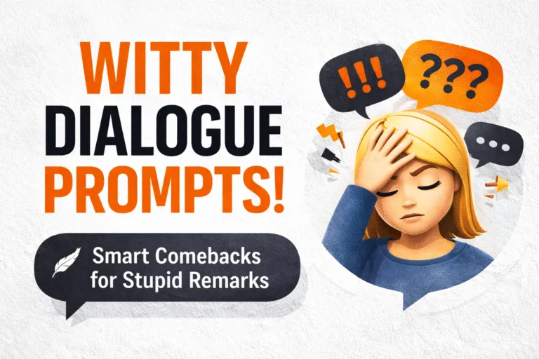 Sarcastic Dialogue Writing Prompt  Funny Sarcastic Quotes for Characters