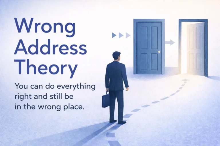 The Wrong Address Theory Why You Can Do Everything Right and Still Be in the Wrong Place