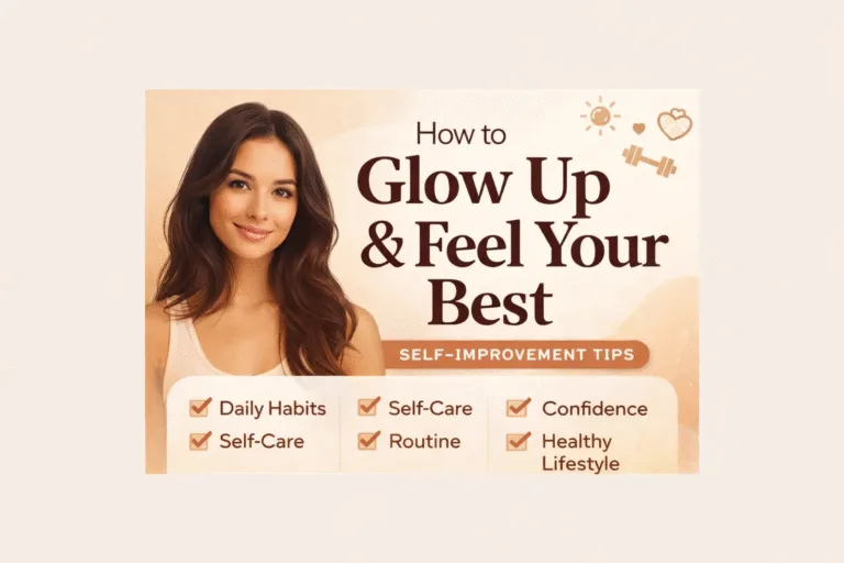 Glow Up Cheat Sheet 20 Habits for Better Sleep, Mental Health  Daily Energy