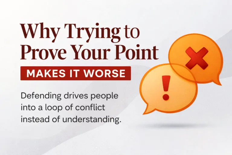 Why Trying to Prove Your Point Destroys Communication  Relationship Tips  Conflict Skills