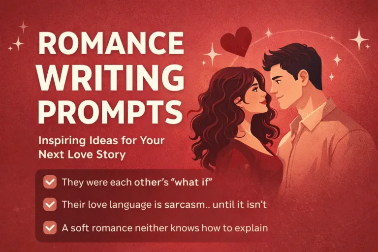 12 Romantic Fiction Writing Prompts  Story Starters for Creative Writers