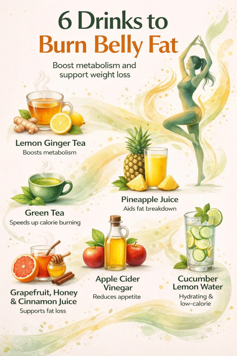 6 Best Fat Burning Drinks to Lose Belly Fat Fast  Natural Weight Loss Detox Recipes