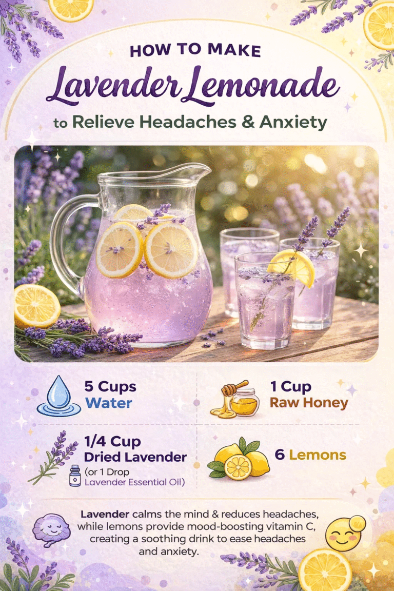 How to Make Lavender Lemonade for Natural Headache and Anxiety Relief Recipe