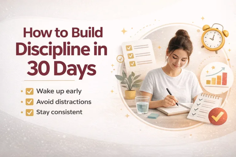 How to Build Self Discipline in 30 Days Daily Habits for Personal Growth and Productivity