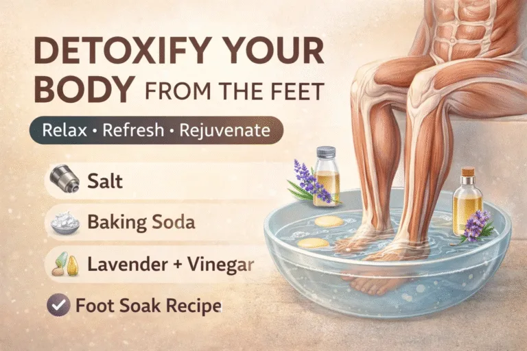 DIY Detox Foot Soak Recipe for Relaxation  Natural Foot Hygiene  Easy At-Home Spa Day
