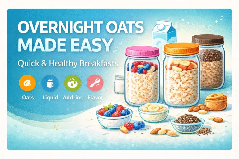 Easy Overnight Oats Recipe 11 Ratio Formula  Healthy Flavor Ideas