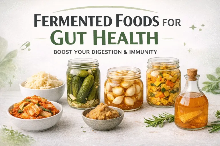8 Best Fermented Foods for Gut Health  Digestion  Natural Probiotic Superfoods Guide