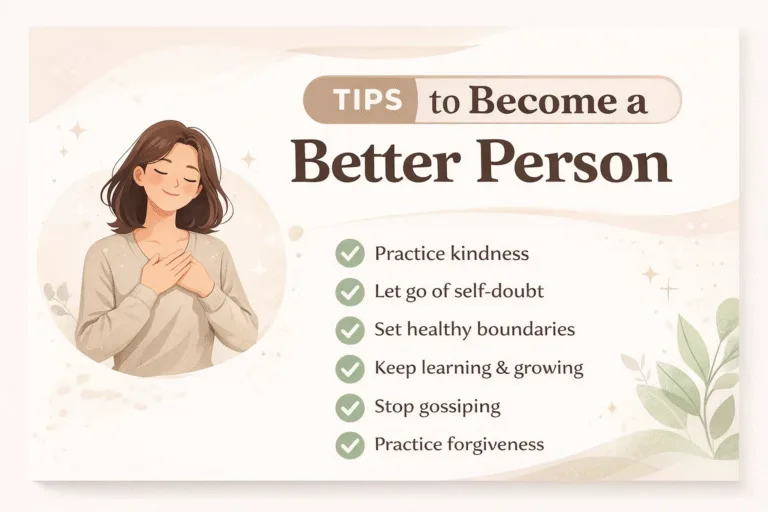 Ideas to Become a Better Person Self-Growth and Mindset Tips for Personal Development