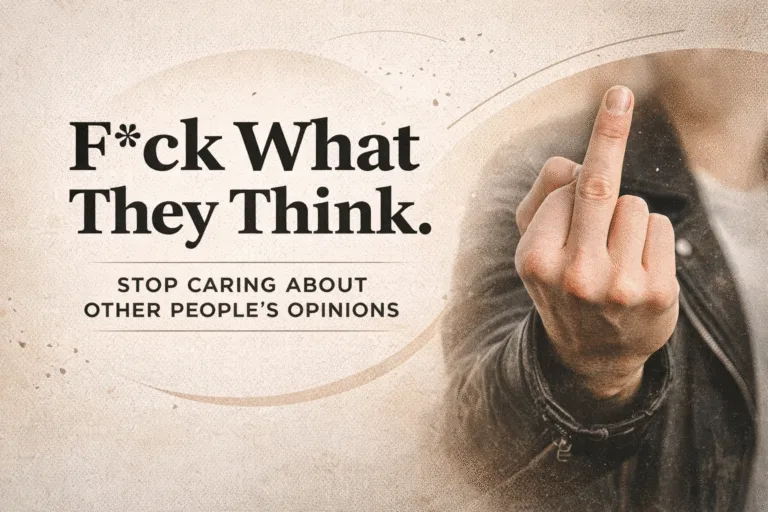 How to Stop Caring What People Think  Find Your True Freedom Mindset Rules for Success