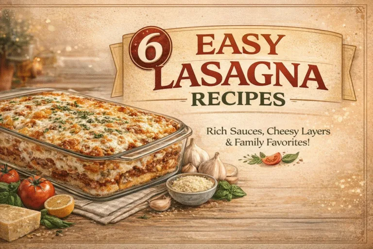 6 Easy Lasagna Recipes  Best Homemade Classic, Seafood  Vegetable Lasagna Ideas